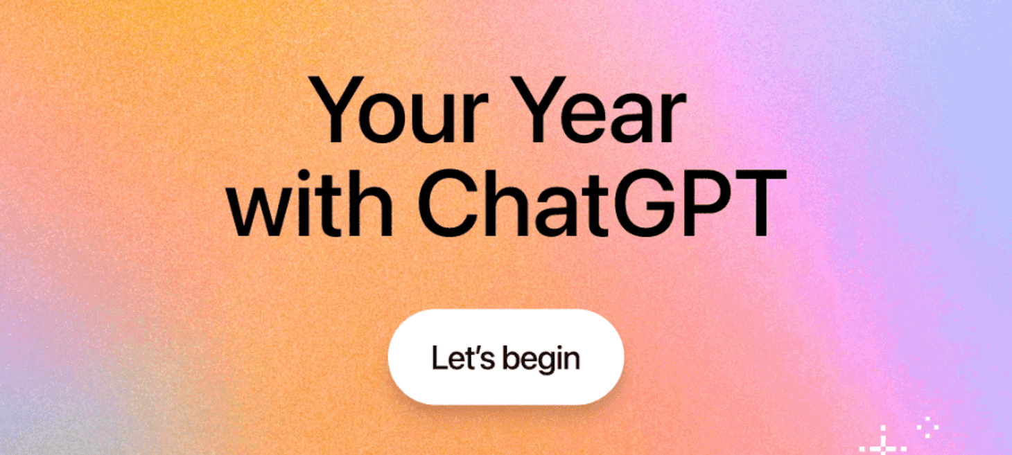 ChatGPT launches a year-end review like Spotify Wrapped