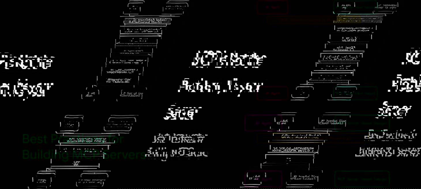 MCP is Not the Problem, It's your Server: Best Practices for Building MCP Servers