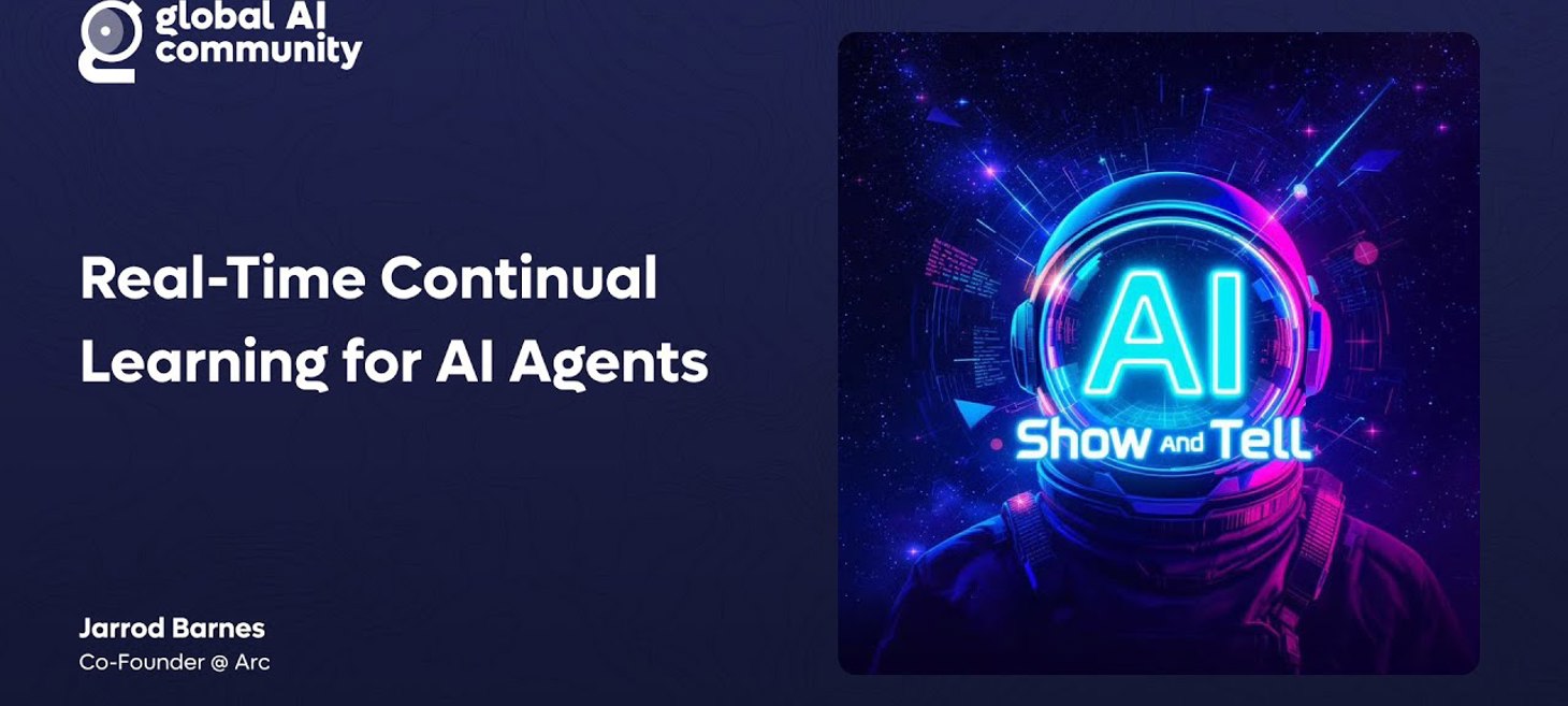 Real-Time Continual Learning for AI Agents - Jarrod Barnes