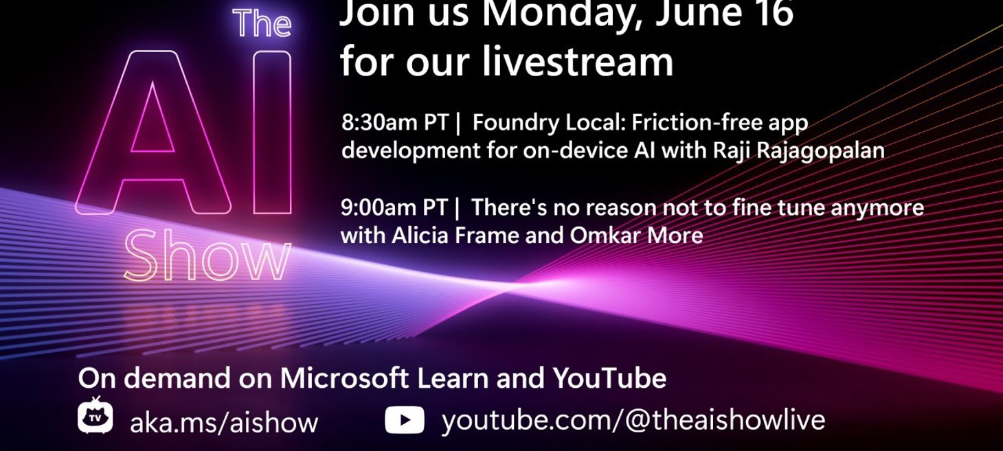 Foundry Local & There's no reason not to fine tune anymore