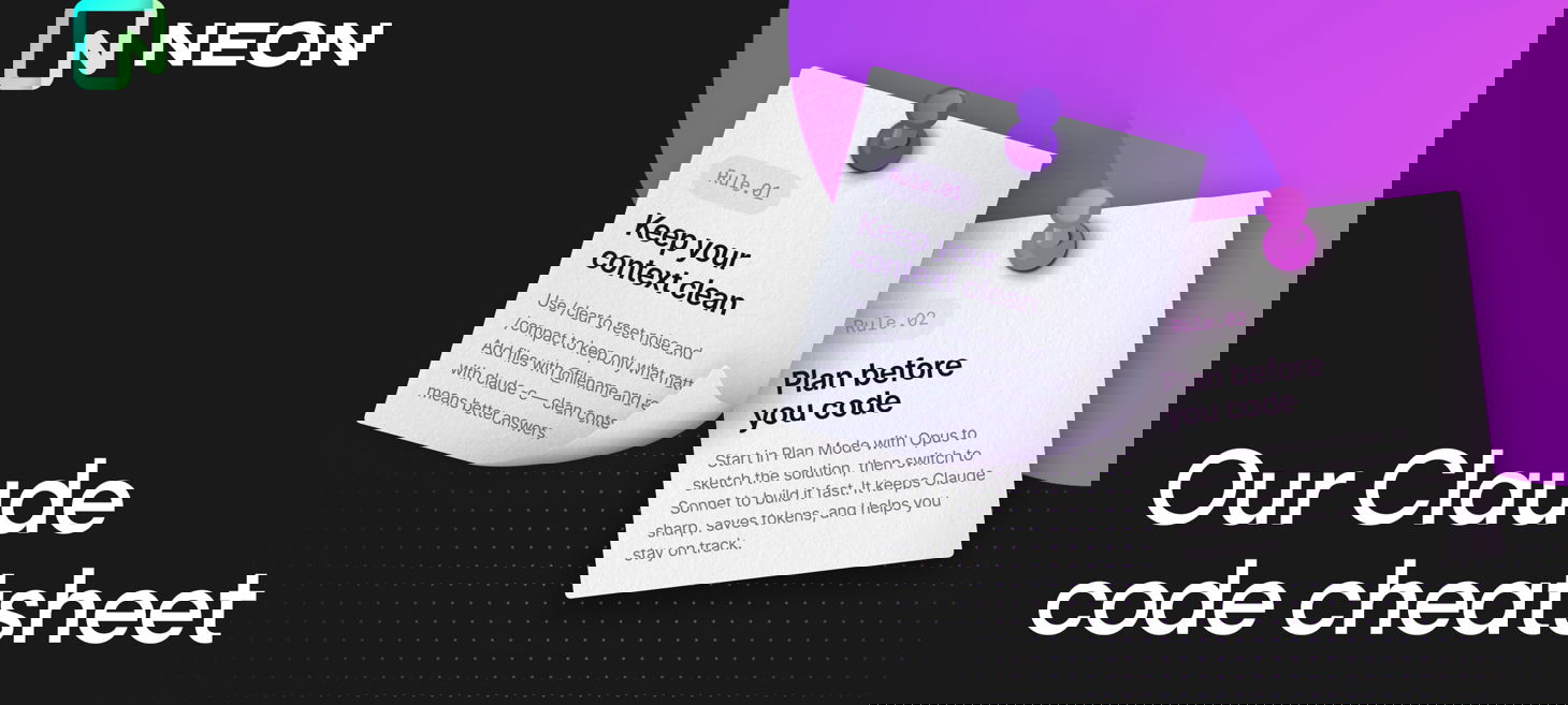 Our Claude Code Cheatsheet 