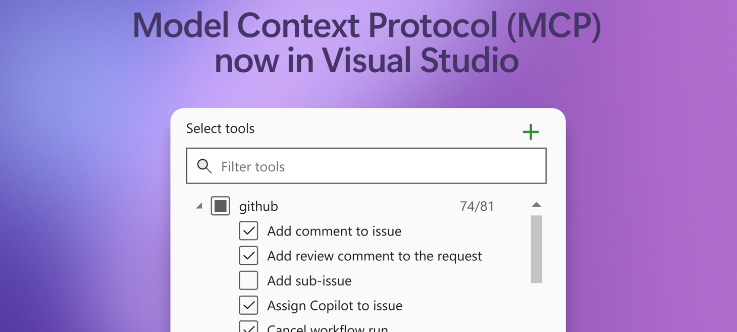 Model Context Protocol (MCP) is Now Generally Available in Visual Studio
